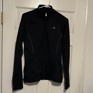 Adidas Black Zip-Up Sports Jacket